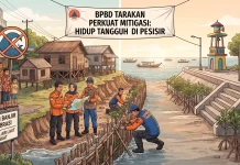 BPBD Tarakan Perkuat Mitigasi Hadapi Kerentanan Wilayah Pesisir