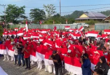 Sambut HUT RI, Bulungan Bagikan 3.000 Bendera Merah Putih