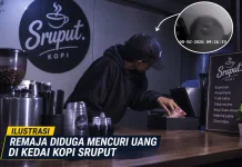 CCTV Rekam Remaja Diduga Curi Uang di Kedai Kopi