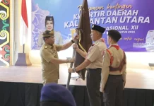Kontingen Kaltara ke Jamnas XII 2026 Dilepas Gubernur