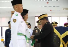 Paskibraka Kaltara 2026 Dikukuhkan, Gubernur Tegaskan Tugas Kibarkan Merah Putih