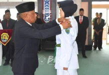 Bupati Tegaskan Paskibraka Bukan Sekadar Pengibar Bendera