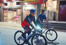 Gubernur Ikut Gowes Bareng Ratusan Warga di Tepian Kayan