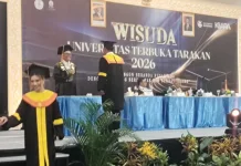 Komitmen Hadir di Perbatasan, UT Tarakan Kembali Wisuda 612 Wisudawan