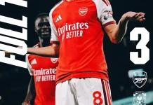 Kalahkan Coventry 3-0, Arsenal Awali Premier League dengan Meyakinkan