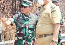 Kodim 0907 Tarakan Bantu Tangani Karhutla