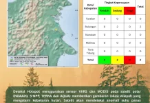 BMKG Deteksi Dua Titik Panas di Bulungan, Kalimantan Utara