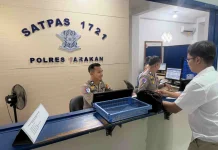 Pengguna Layanan SIM Online di Tarakan Meningkat