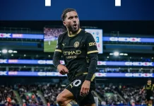 Manchester City Hancurkan Crystal Palace 4-1, Haaland dan Cherki Cetak Brace