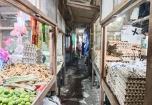 Pedagang Pasar Gusher Keluhkan Sepinya Pembeli, Pendapatan Turun hingga 50 Persen