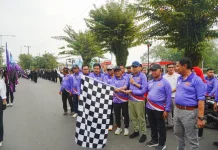 Ribuan Warga Ikuti Jalan Sehat, Gubernur Ajak Jaga Kerukunan Kaltara