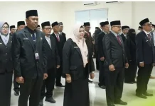 Lantik Puluhan Pejabat, Kemenag Kaltara Tekankan Pentingnya Super Team