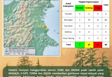 Titik Panas Kategori Tinggi Semakin Meningkat di Bulungan, Capai 12 Titik