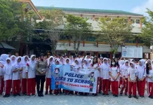 Police Goes to School Tanamkan Pelajar Tertib Berlalu-lintas