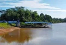 Kemarau, Debit Air Baku di Embung Menurun