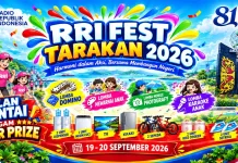RRI Tarakan Siapkan Jalan Sehat RRI FEST 2026 Berhadiah Kulkas hingga Sepeda