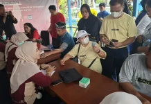 Antusiasme Warga di Layanan Cek Kesehatan Gratis di Jalan Santai RRI Fest 2026