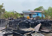 Dua Jam Baru Padam, Dua Rumah Dinas Guru Terbakar