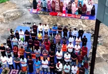 Salat Istisqa di Bendungan Binalatung, PDAM Tarakan dan Warga Berdoa Memohon Hujan