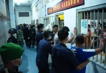 Lapas-Kepolisian-BNNP Kaltara Razia Kamar WBP