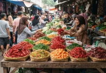 Update Harga Bapok, Cabe Tiung Kapal Tembus Rp130 Ribu