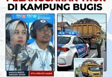 Halo RRI: Satlantas Soroti Pelanggaran Truk di Kampung Bugis