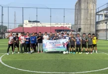 Eratkan Silaturahmi & Luruskan Informasi Gas Pipa, PGN-PWI Tarakan Gelar Mini Soccer
