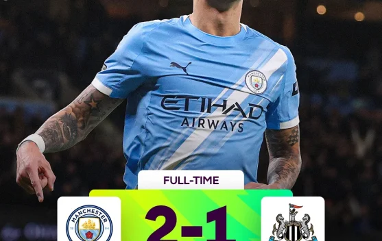 Manchester City Tekuk Newcastle United 2–1, The Citizens Tempel Puncak Klasemen