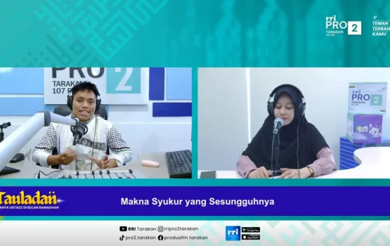 Ustazah Heryanti di RRI Tarakan: Begini Makna Syukur yang Sebenarnya