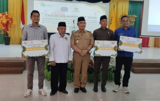 Masa Bakti Berakhir, Pimpinan Baznas Tarakan Undur Diri