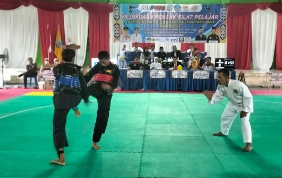 108 Atlet Ramaikan Kejuaraan Provinsi Pencak Silat Pelajar Kaltara