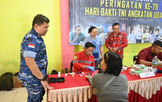 Lanud Anang Busra Gelar Bakti Sosial di Perbatasan