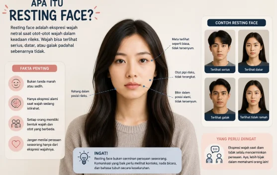 Resting Face, Wajah Terlihat Datar meski Tidak Marah