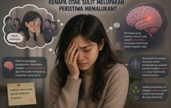 Mengapa Otak Sulit Melupakan Peristiwa Memalukan?