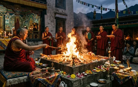 Mengenal Tahapan Ritual Puja Api Homa