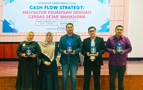 Inspiraya Goes to Campus Gunadarma Bank Raya Ajak Mahasiswa Cerdas Kelola Cash Flo