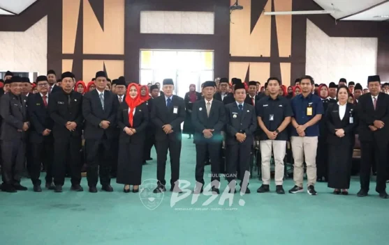 150 PNS Bulungan Terima Satyalancana, Bupati Tekankan Pengabdian Tak Boleh Kendor