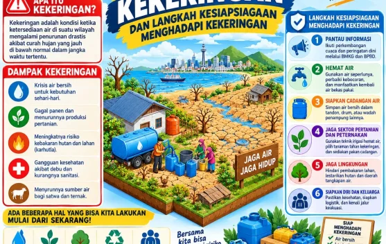 BPBD Tarakan Imbau Warga Waspadai Ancaman Kekeringan