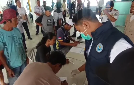 15 Awak Kapal Tengkayu I Jalani Tes Urine, Seluruhnya Dinyatakan Clear