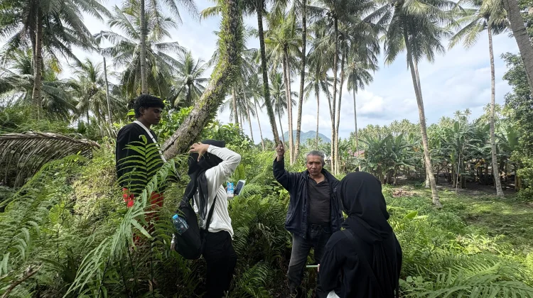 Mahasiswa Unkhair Studi Lapangan di Benteng Willemstad Takome