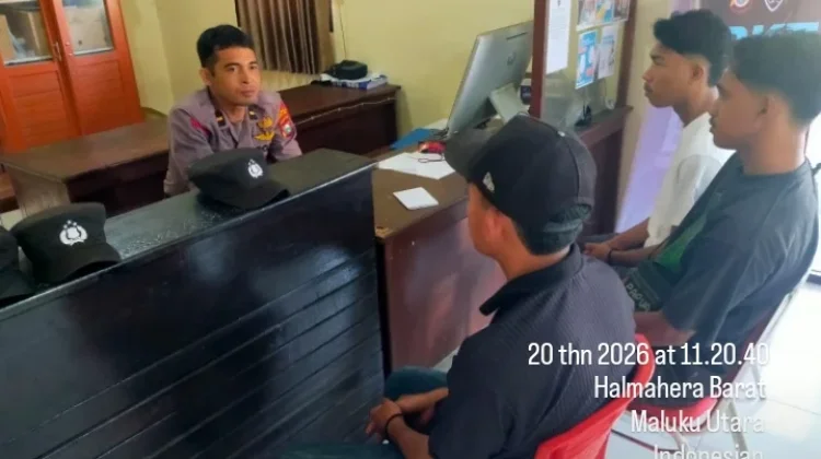 SPKT Polres Halbar Tindak Lanjut Laporan Masyarakat