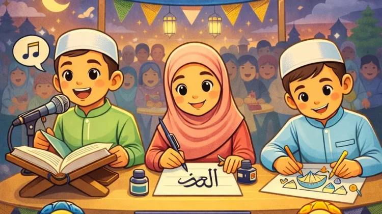 Kreativitas Anak Mengisi Ramadan dengan Lomba Islami