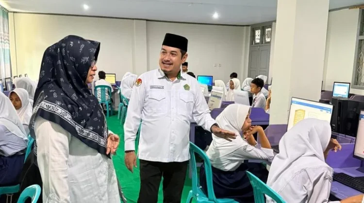 Kakan Kemenag Morotai Pantau Simulasi TKA