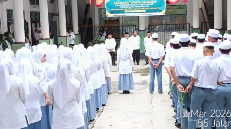 Madrasah Aliyah Alkhairaat Ternate Mengadakan Ujian Madrasah