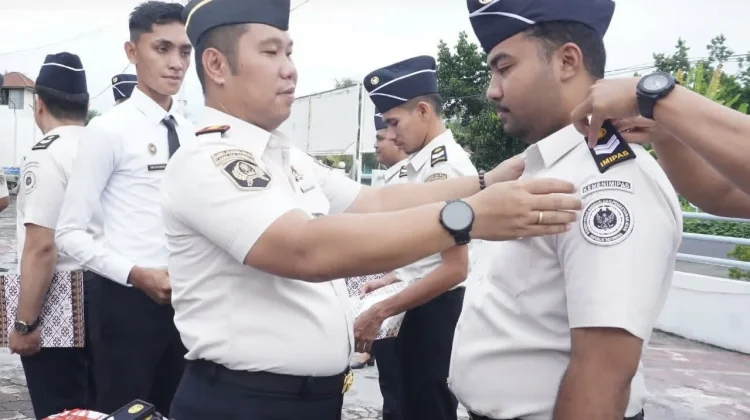 Lapas Tobelo Gelar Pelantikan Kenaikan Pangkat 12 Pegawai