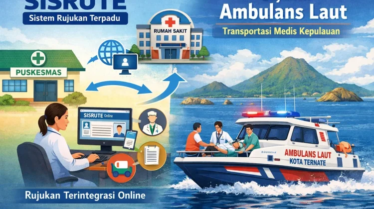 Dinkes Ternate Perkuat Sistem Rujukan Pasien Ambulans Laut