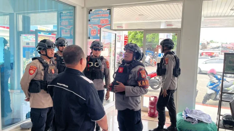 Polres Ternate Patroli dan Cek Stok BBM di SPBU jelang Idulfitri 1447 Hijriah