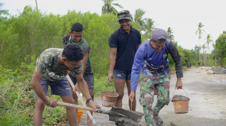 TMMD di Morotai, Wujud Nyata Kedekatan TNI dengan Masyarakat
