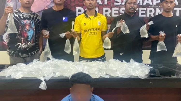 Jaga Kamtibmas Ramadan, Polres Ternate Amankan Ratusan Kantong Cap Tikus