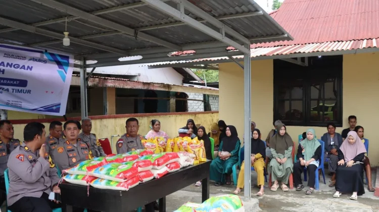 Polres Haltim Gelar Pasar Murah Ramadan, Bantu Warga Dapat Sembako Murah